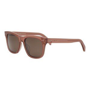 New CELINE Thin Brown Square CL40322U 44E Sunglasses Women